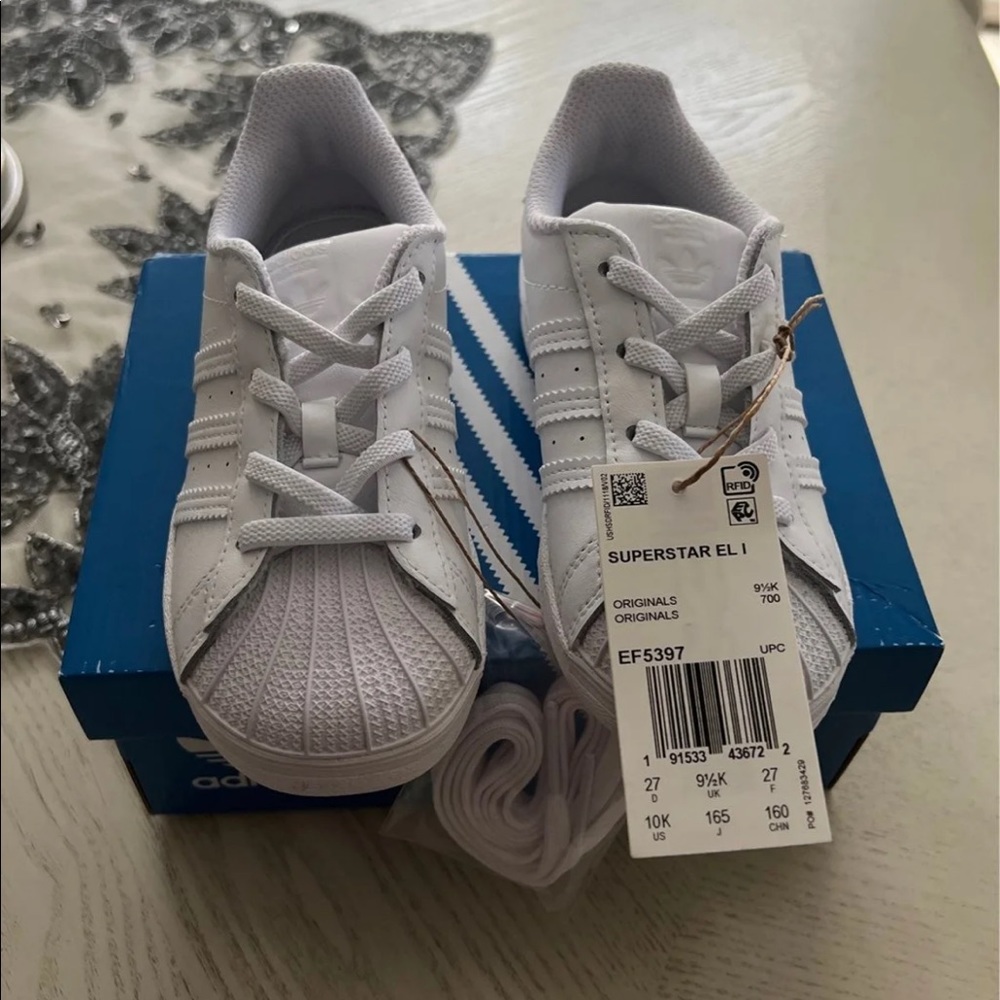 Adidas Superstar Slip Ons Size 10k